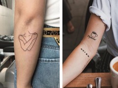 Минималистичные тату для девушек