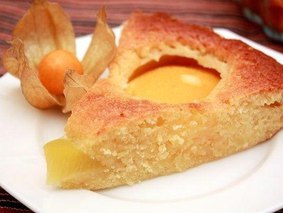 Пирог с персиками Пирог с персиками