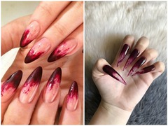 Вампірський манікюр на Хеловін 2018