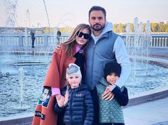 Слава и Эдгар Каминские с детьми