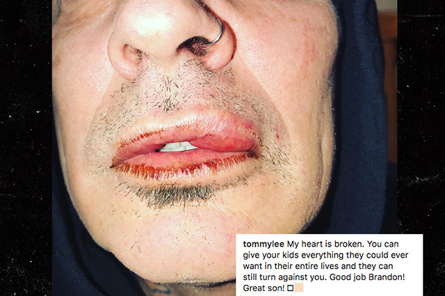 Памела Андерсон, Брэндон Ли, Томми Ли