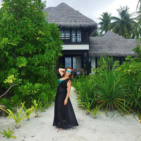 Анфіса Чехова на відпочинку