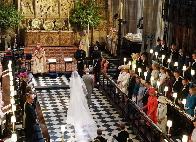свадьба принца Гарри и Меган Маркл в фотографиях