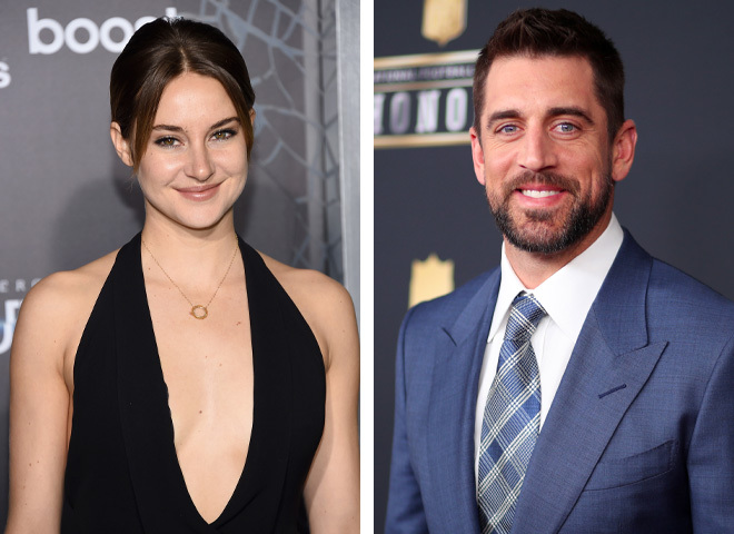 Шейлин Вудли и Аарон Роджерс