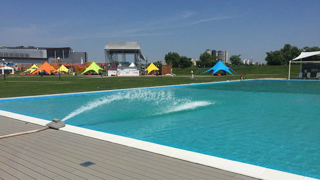 В Киеве появится самый большой бассейн под открытым небом