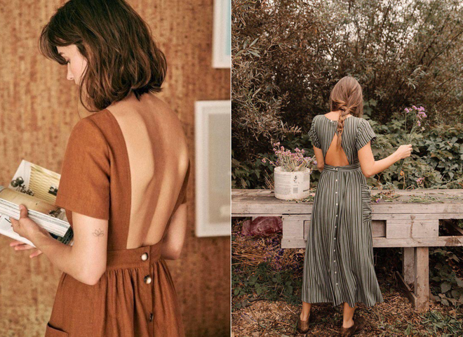 10 повседневных платьев с открытой спиной, которые сделают твой гардероб ярче