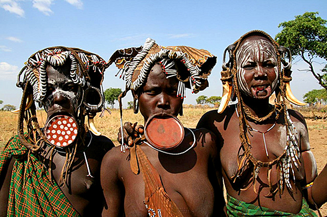 Племена, где может пожить турист: Племя Сури (Эфиопия)