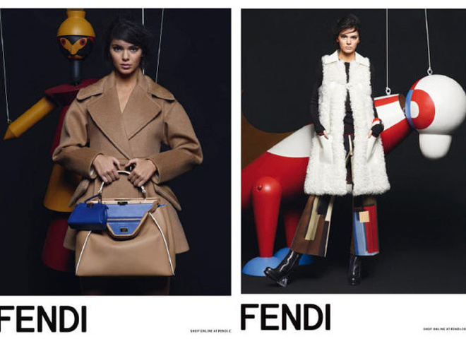 Кендалл Дженнер в рекламній кампанії Fendi: перший погляд