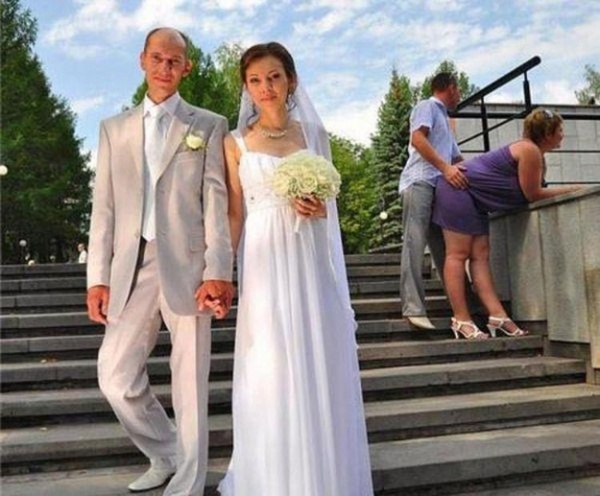  Ржачные отфотошопленные свадебные фото