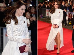 Кейт Миддлтон оголила ноги на красной дорожке (фото)