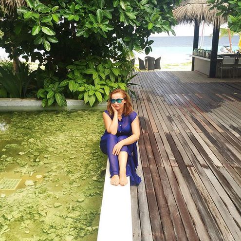 Анфіса Чехова на відпочинку