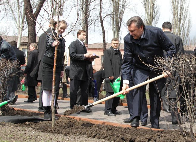 Янукович в Єнакіево