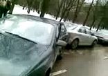 Авария на Мичуринском проспекте в Москве