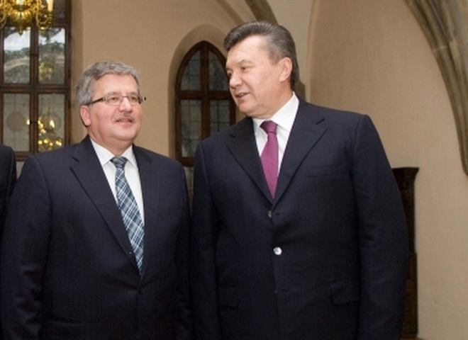 Віктор Янукович та Броніслав Коморовський