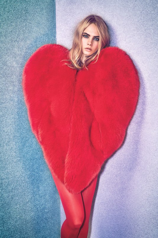 Кара Делевинь для W Magazine