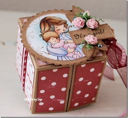 Коробочка - сундучок для новогодних подарков своими руками