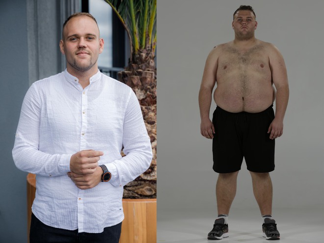 Дмитрий Завоюра до и после проекта "Зважені та щасливі 4"