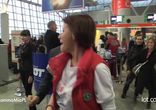 Невероятное шоу представление для полумиллионного пассажира