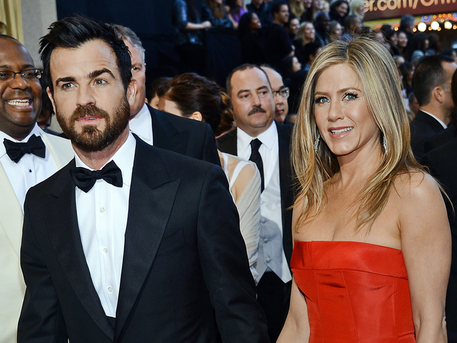 Джастин Теру и Дженнифер Энистон