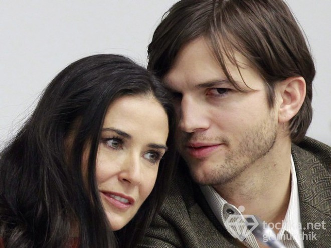 Деми Мур и Эштон Катчер