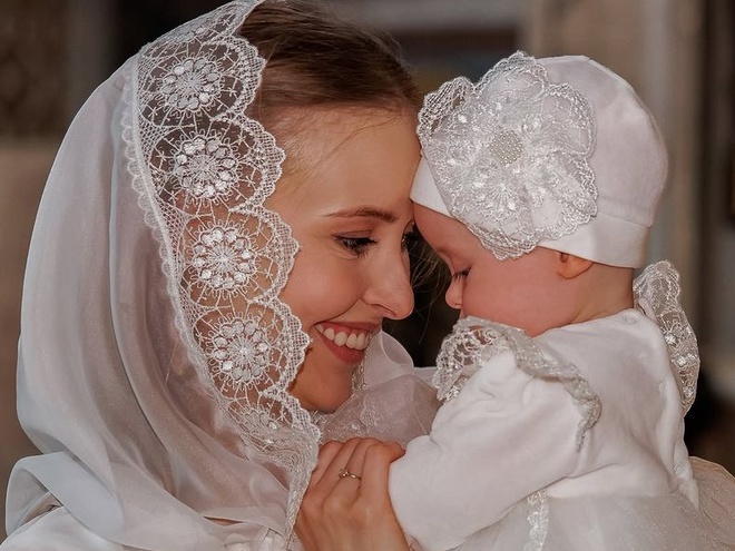 Анна Сагайдачна відсвяткувала перший день народження доньки