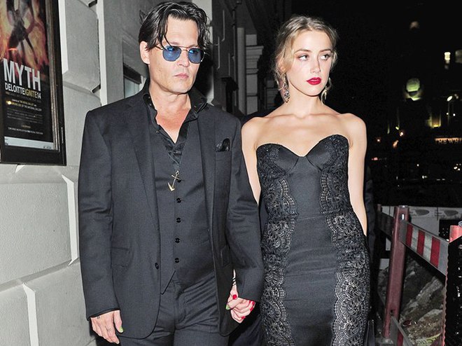 Джонни Депп и Амбер Херд