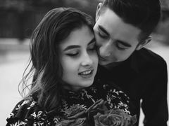 Роман Сасанчин с возлюбленной Иванной