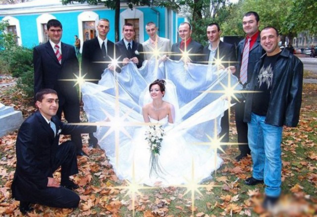 ТОП самых нелепых свадебных фото
