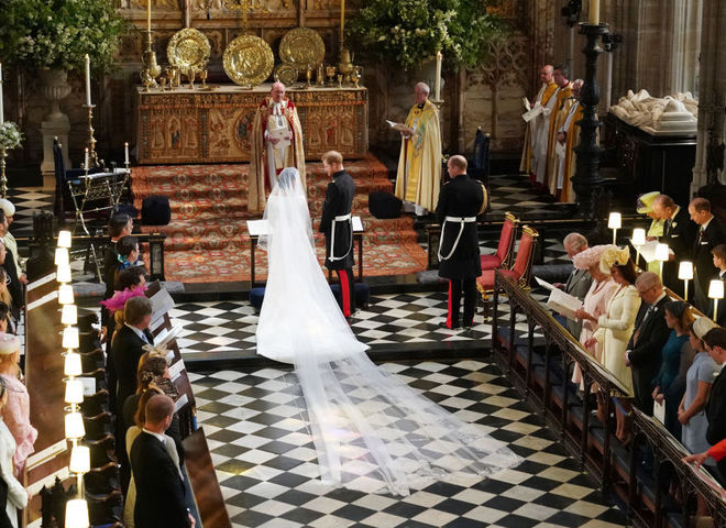 свадьба принца Гарри и Меган Маркл в фотографиях