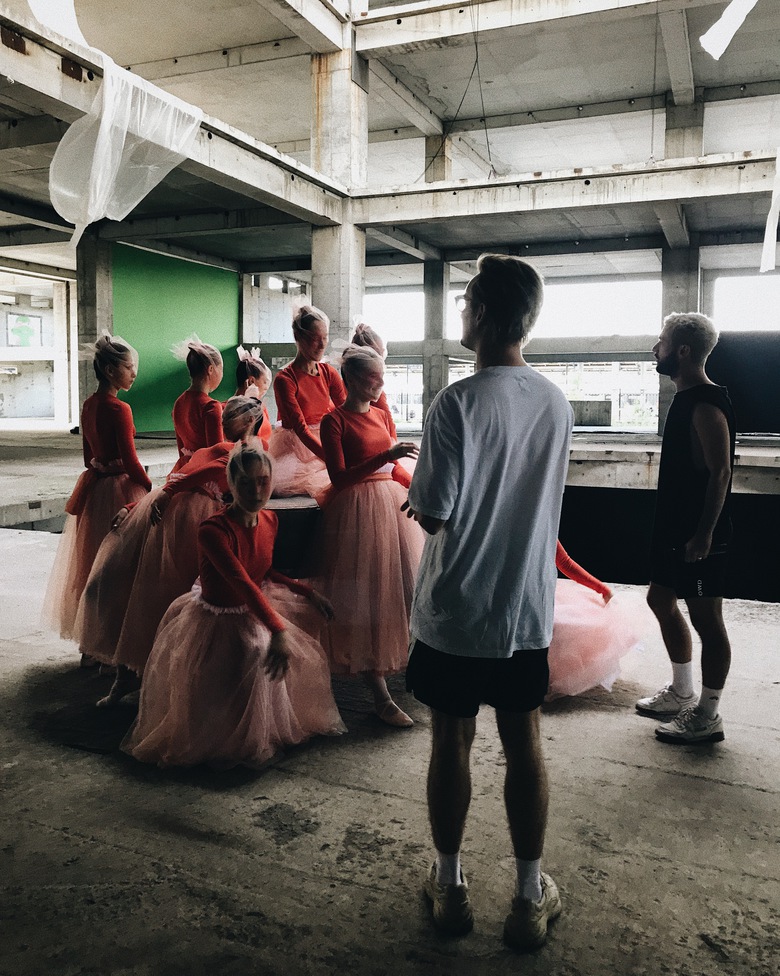 Съёмки клипа The Night Of One Star для Azora Сhin