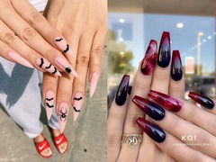 Маникюр на Хэллоуин: необычный дизайн  ногтей