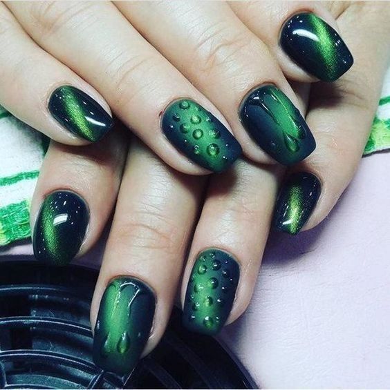 Маникюр для дождливой погоды