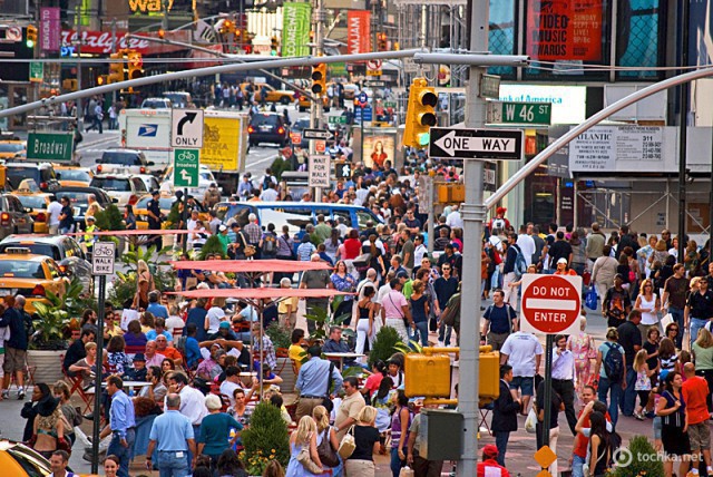 5 місць, де туристу краще не бувати в понеділок: Тайм Сквер, Нью-Йорк, США