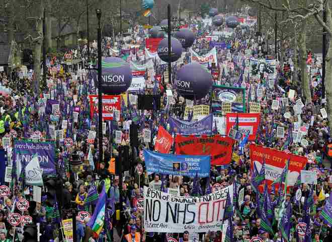 Марш в Лондоне