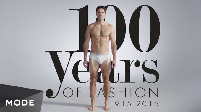 Эволюция стиля: 100 лет мужской моды за три минуты (видео)
