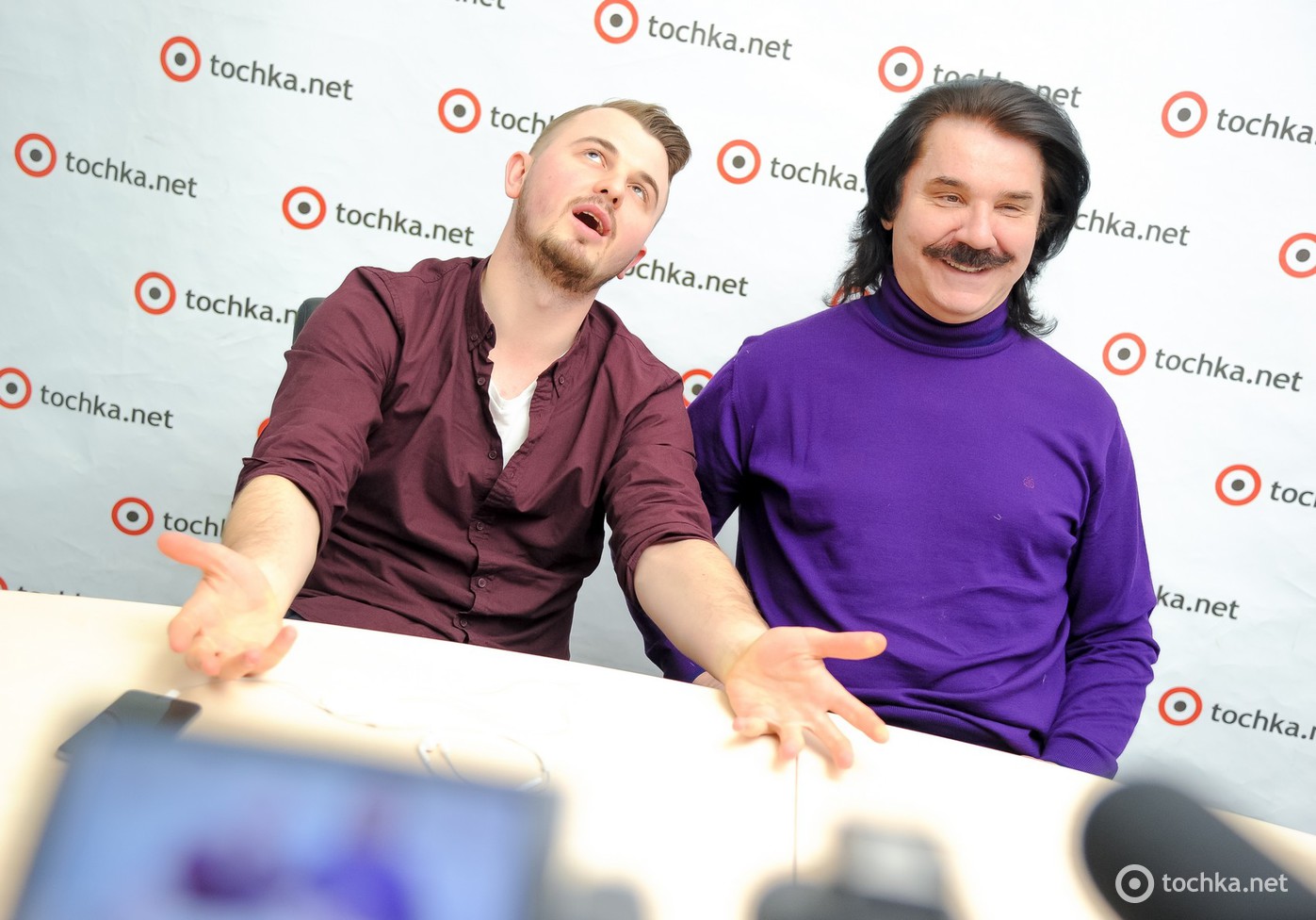 Павел Зибров и Женя Янович в гостях у tochka.net