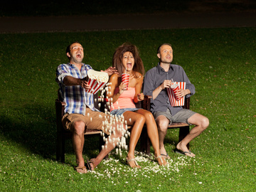 Зелёный театр открывает первый в Украине кинотеатр с лазерным проекором под открытым небом