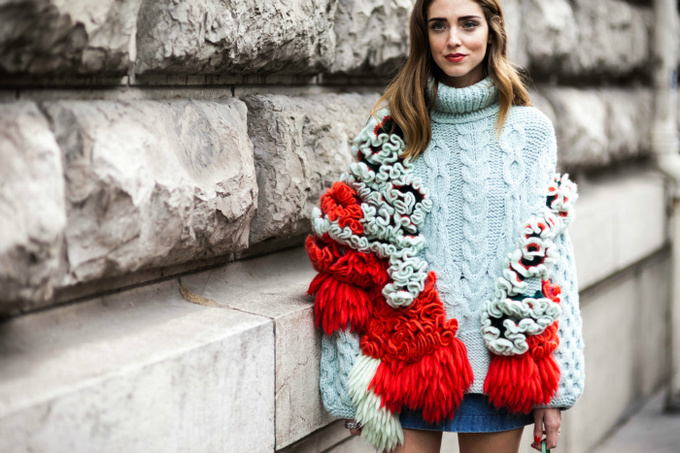 Модні светри 2016: street style