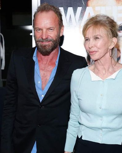 Стинг и жена Труди Стайлер