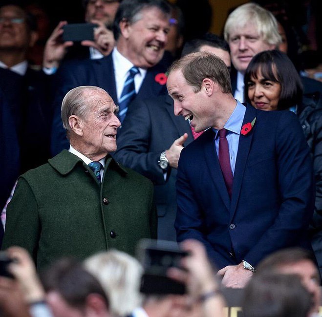 Принц Филипп и принц Уильям