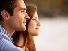 Пара, захід, романтика, любов, відносини, ніжність