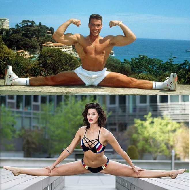 Дочь Жана-Клода Ван Дамма