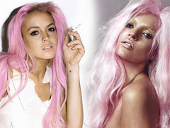 Розовые волосы