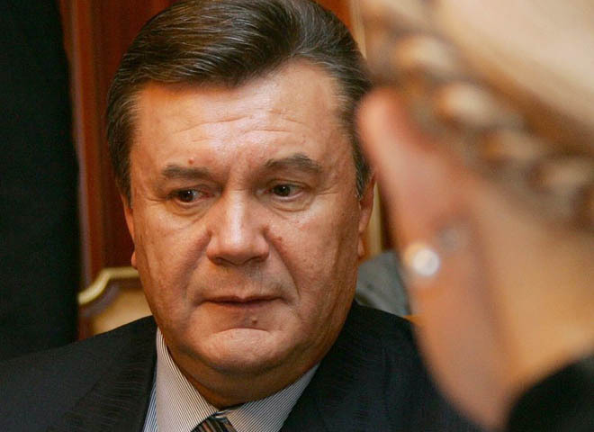 Юлія Тимошенко та Віктор Янукович