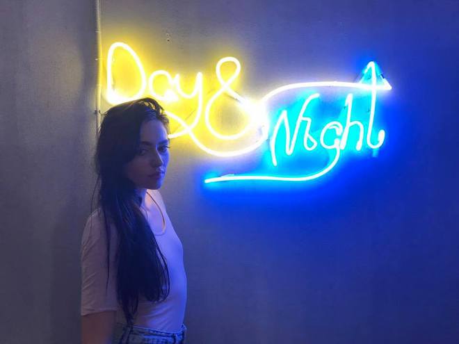 Київ вдень та вночі