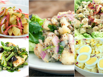 Салаты на Новый 2016 год: рецепты с картофелем