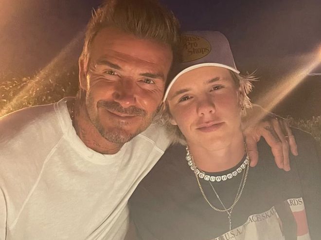 Девід Бекхем та Круз Бекхем