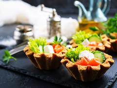 Постные тарталетки