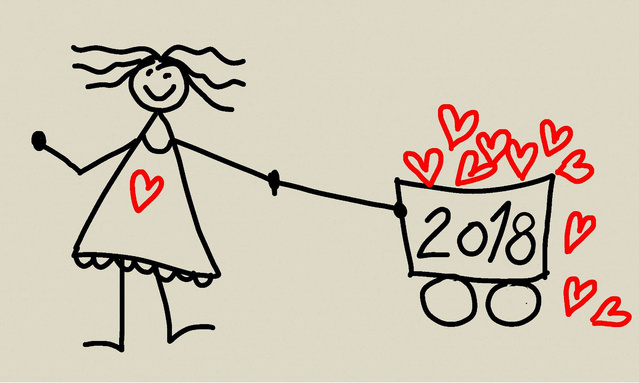 Прикольные обои на Новый год 2018