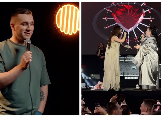 Відомий комік упав зі сцени на концерті Jerry Heil та alyona alyona